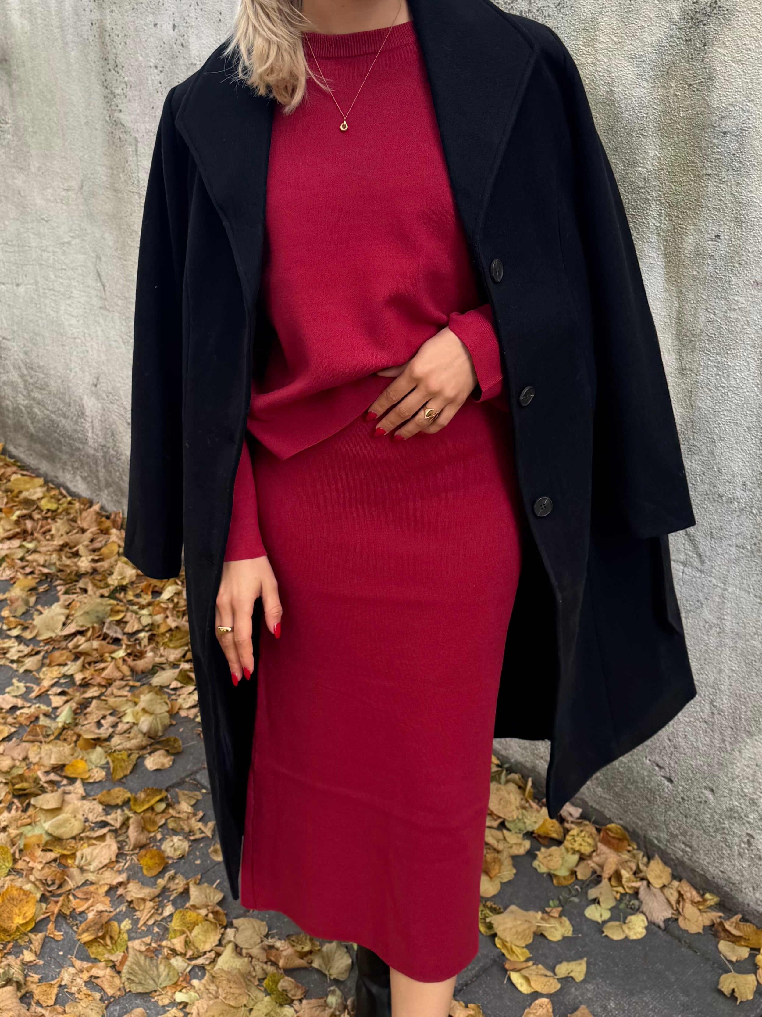 OBJREYNARD Pullover - Karanda Red